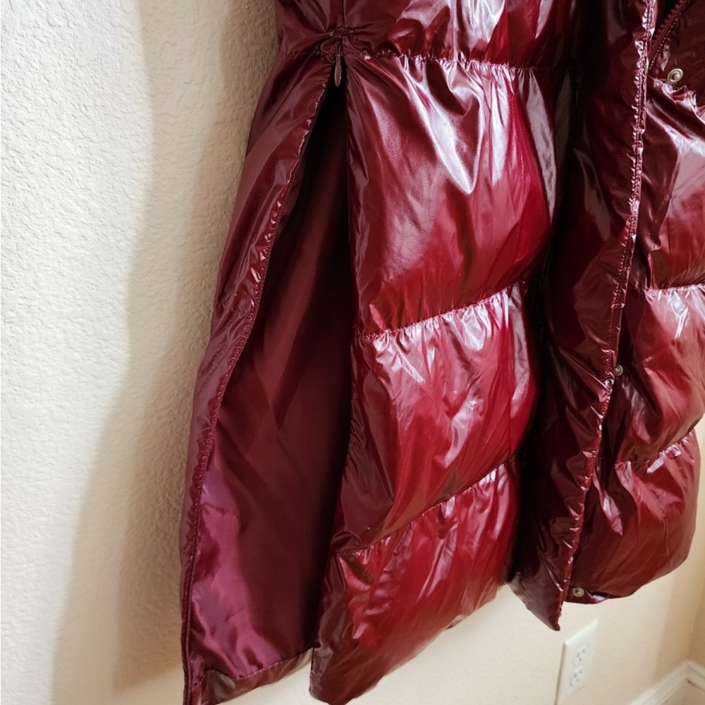 a new day Women's Burgundy Puffer Coat - Picture 7 of 10